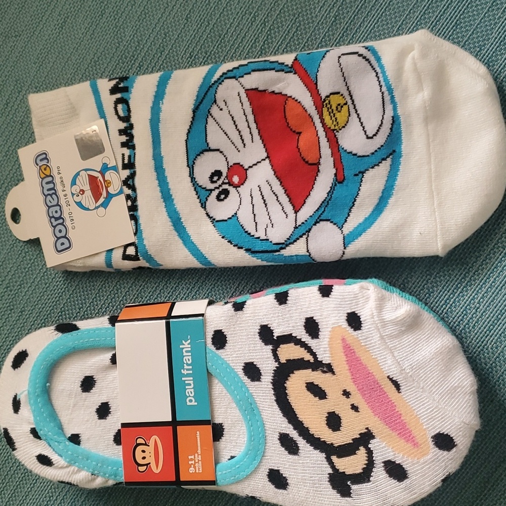 Doraemom  and Paul Frank